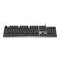 Logitech K845 Mechanical Illuminated Aluminum Gaming Keyboard, Red Switches, Black (920-009859)