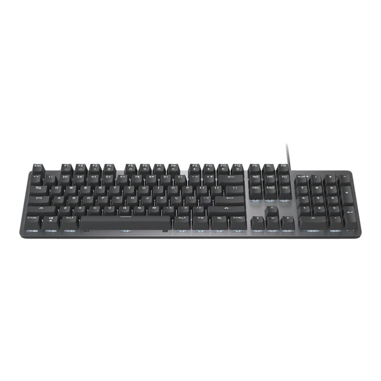 Logitech K845 Mechanical Illuminated Aluminum Gaming Keyboard, Blue Switches, Black (920-009860)