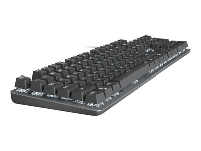 Logitech K845 Mechanical Illuminated Aluminum Gaming Keyboard, Blue Switches, Black (920-009860)