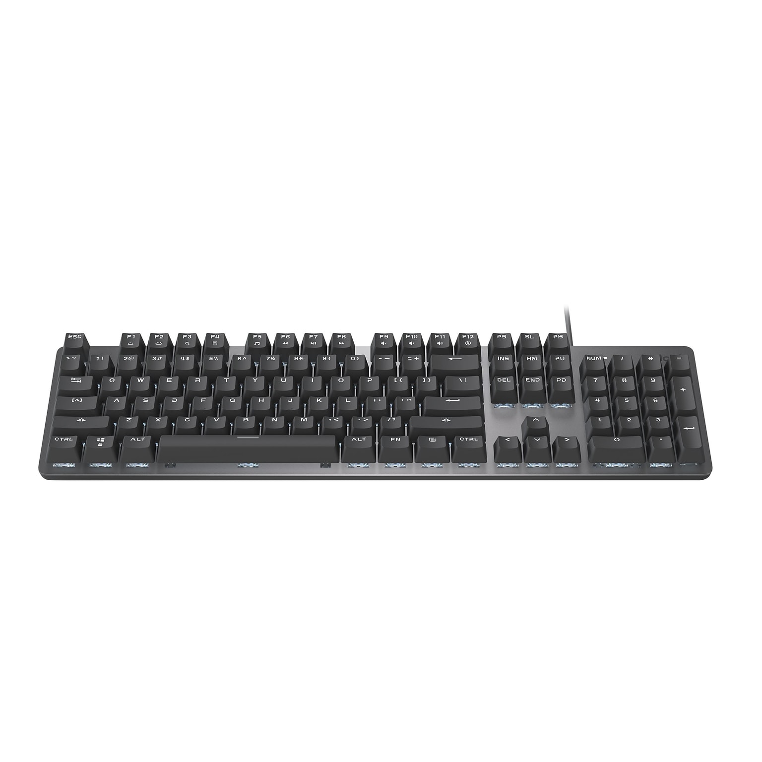 Logitech K845 Mechanical Illuminated Aluminum Gaming Keyboard, Brown Switches, Black (920-009862)