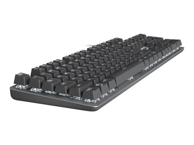 Logitech K845 Mechanical Illuminated Aluminum Gaming Keyboard, Brown Switches, Black (920-009862)