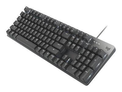 Logitech K845 Mechanical Illuminated Aluminum Gaming Keyboard, Brown Switches, Black (920-009862)