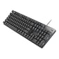 Logitech K845 Mechanical Illuminated Aluminum Gaming Keyboard, Brown Switches, Black (920-009862)