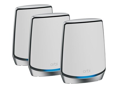 Netgear Orbi AX6000 Tri Band Router, White (RBK853-100NAS)