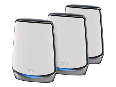 Netgear Orbi AX6000 Tri Band Router, White (RBK853-100NAS)