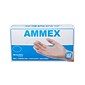 Ammex VPF Powder Free Vinyl Exam Gloves, Latex-Free, Medium, Clear, 100/Box (VPF64100)
