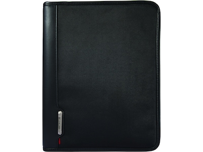 Samsonite Xenon Business Fabric Padfolio with Zipper Closure, Black (116466-1041)