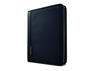 Samsonite Fabric Padfolio with Zipper Closure, Black  (116465-1041)