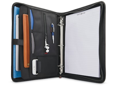 Samsonite Fabric Padfolio with Zipper Closure, Steel Gray  (116466-1829)