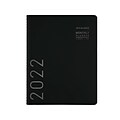2022 AT-A-GLANCE Contemporary 7 x 8.75 Monthly Planner, Black (70-120X-05-22)