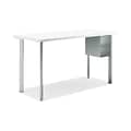 HON Coze 48W Desk w/U-Storage, Designer White and Silver (HONRPL2448DWP6S)