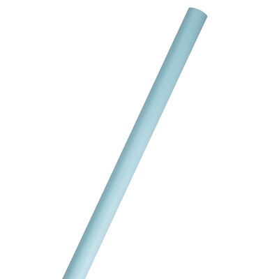 JAM Paper Wrapping Paper, 25 Sq. ft. x 30", Matte Light Baby Blue/Pool Blue, 2/Pack (170128192A)