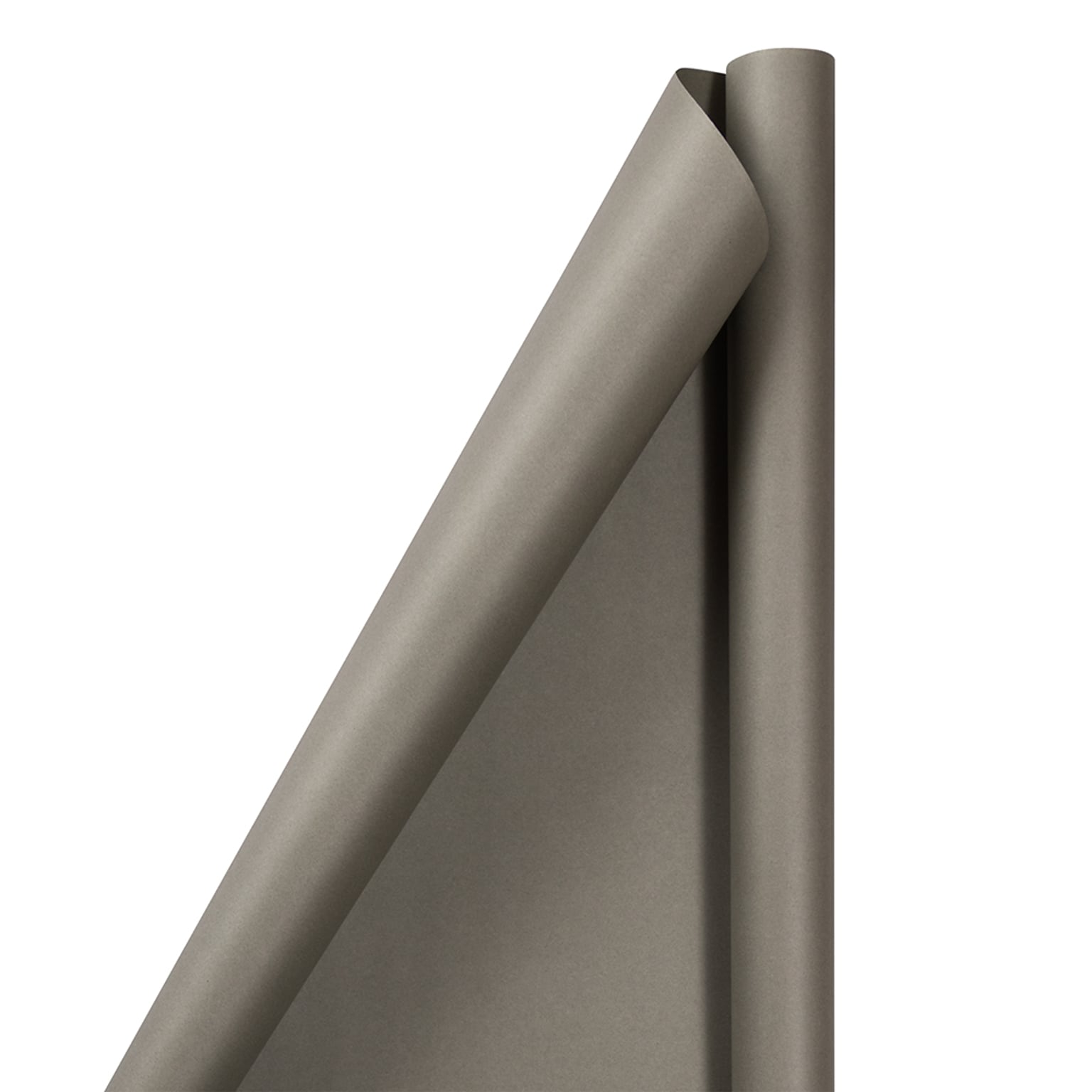 JAM Paper Wrapping Paper, 25 Sq. ft. x 30, Matte Grey (277013525)