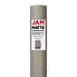 JAM Paper Gift Wrap, Matte Wrapping Paper, 25 Sq. Ft, Matte Grey, Roll Sold Individually (277013525)