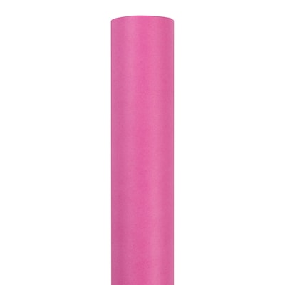 JAM Paper Wrapping Paper, 25 Sq. ft. x 30", Matte Fuchsia Hot Pink (170131235)