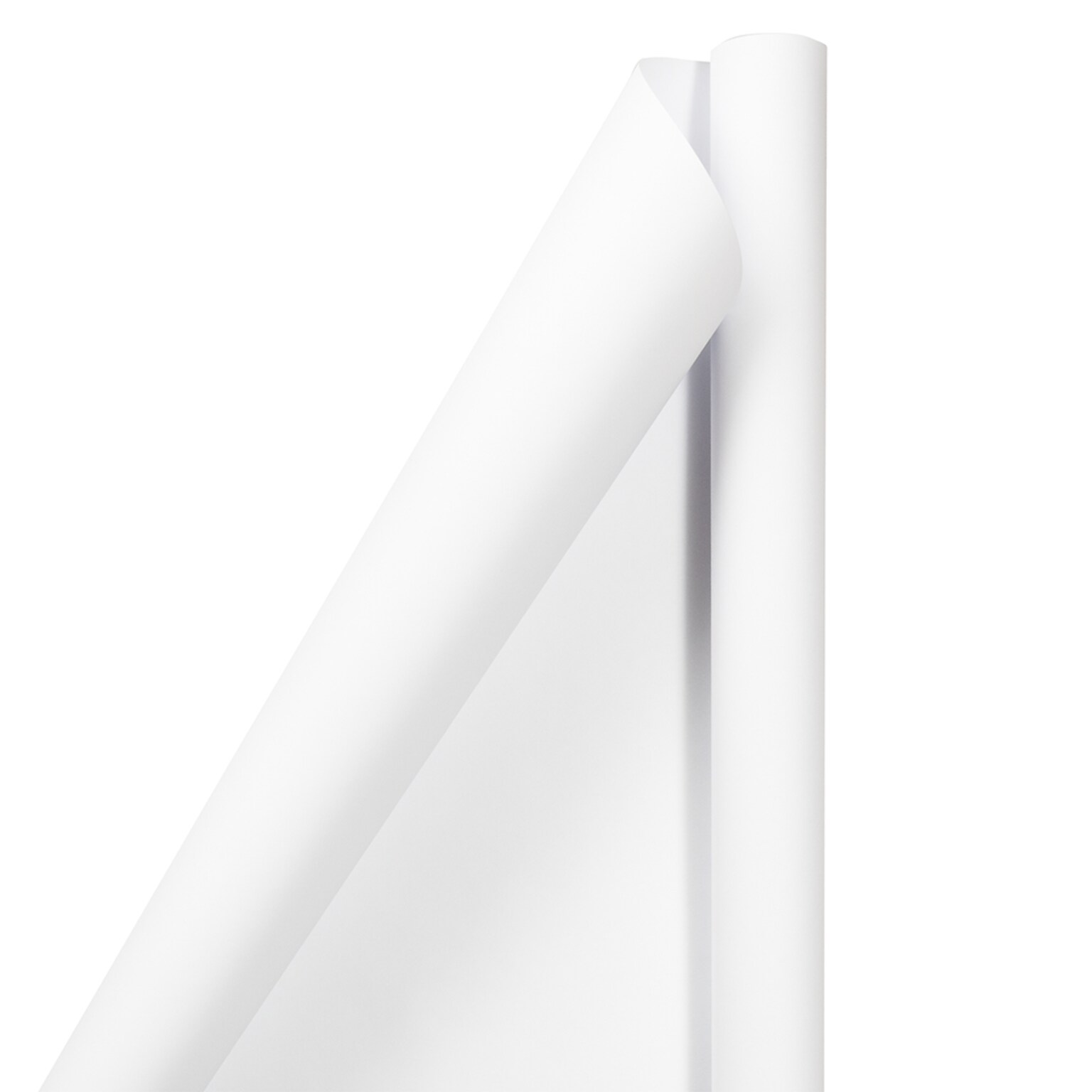 JAM Paper Wrapping Paper, 25 Sq. Ft, Matte White (170128241)
