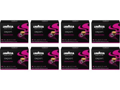 Lavazza Expert Espresso Gusto Intenso Coffee, Capsule, Medium Roast, 36/Box, 8 Boxes/Carton (2279)