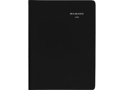 2022 AT-A-GLANCE DayMinder 8 x 11 Weekly Appointment Book, Black (G520-00-22)