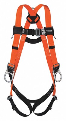 Honeywell Miller Titan Non-Stretch Full Body Harness, Universal, Orange (T-4007/UAKU)