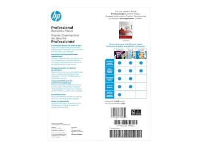 HP Professional Matte Brochure Paper, 8.5" x 11", 150 Sheets/Pack (4WN05A)