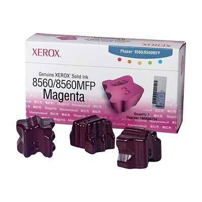 Xerox 108R00724 Magenta Standard Yield Ink Cartridge, 3/Pack