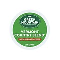 Green Mountain Vermont Country Blend Ground Coffee Packs, Medium Roast, 2.2 oz., 100/Carton (4162)