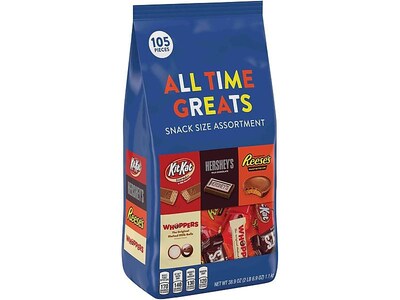 Hersheys Assorted Miniature Size Party Pack, 33.38 oz. (HEC20243)
