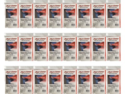 Table Mate Party Tablecover, Red, 24/Pack (FC549-RD)