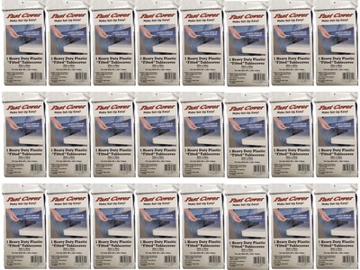 Table Mate Party Tablecover, Blue, 24/Pack (FC549-BL)