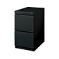 Quill Brand® 2-Drawer Vertical File Cabinet, Locking, Letter, Black, 19.88"D (24876D)