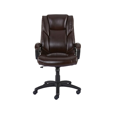 Quill Brand Kelburne Luxura Faux Leather Computer and Desk Chair