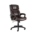 Quill Brand® Kelburne Luxura Faux Leather Computer and Desk Chair, Brown (50870)