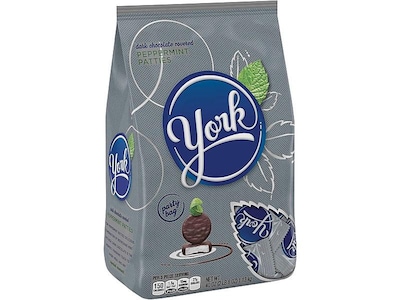 York Peppermint Patties Miniatures Peppermint Dark Chocolate Candy Bar, 35.2 oz. (HEC05811)