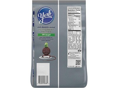 York Peppermint Patties Miniatures Peppermint Dark Chocolate Candy Bar, 35.2 oz. (HEC05811)