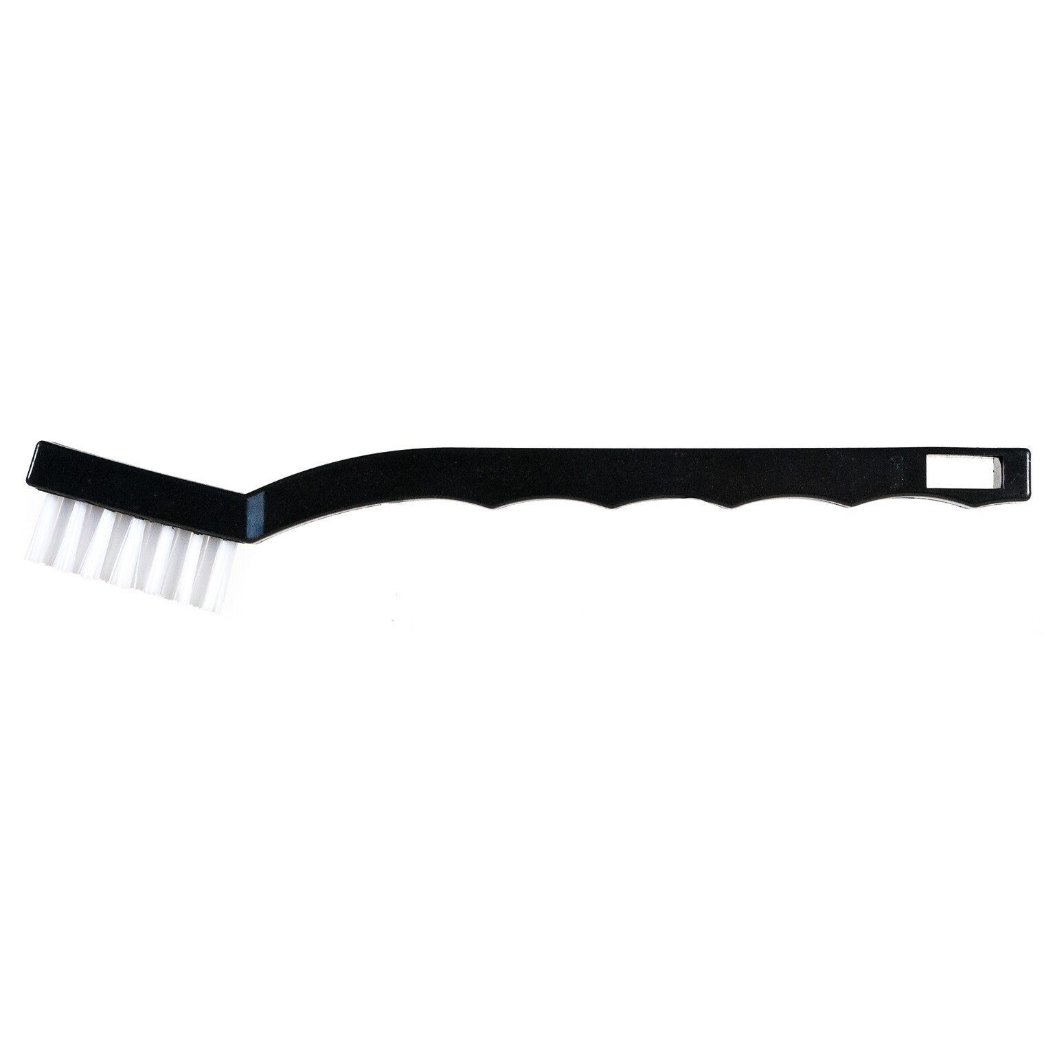 Carlisle Flo-Pac 7-1/4 Utility Toothbrush Style Maintenance Brush, Nylon, Black (CFS4067400DZ)