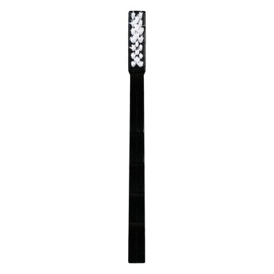 Carlisle Flo-Pac 7-1/4 Utility Toothbrush Style Maintenance Brush, Nylon, Black (CFS4067400DZ)