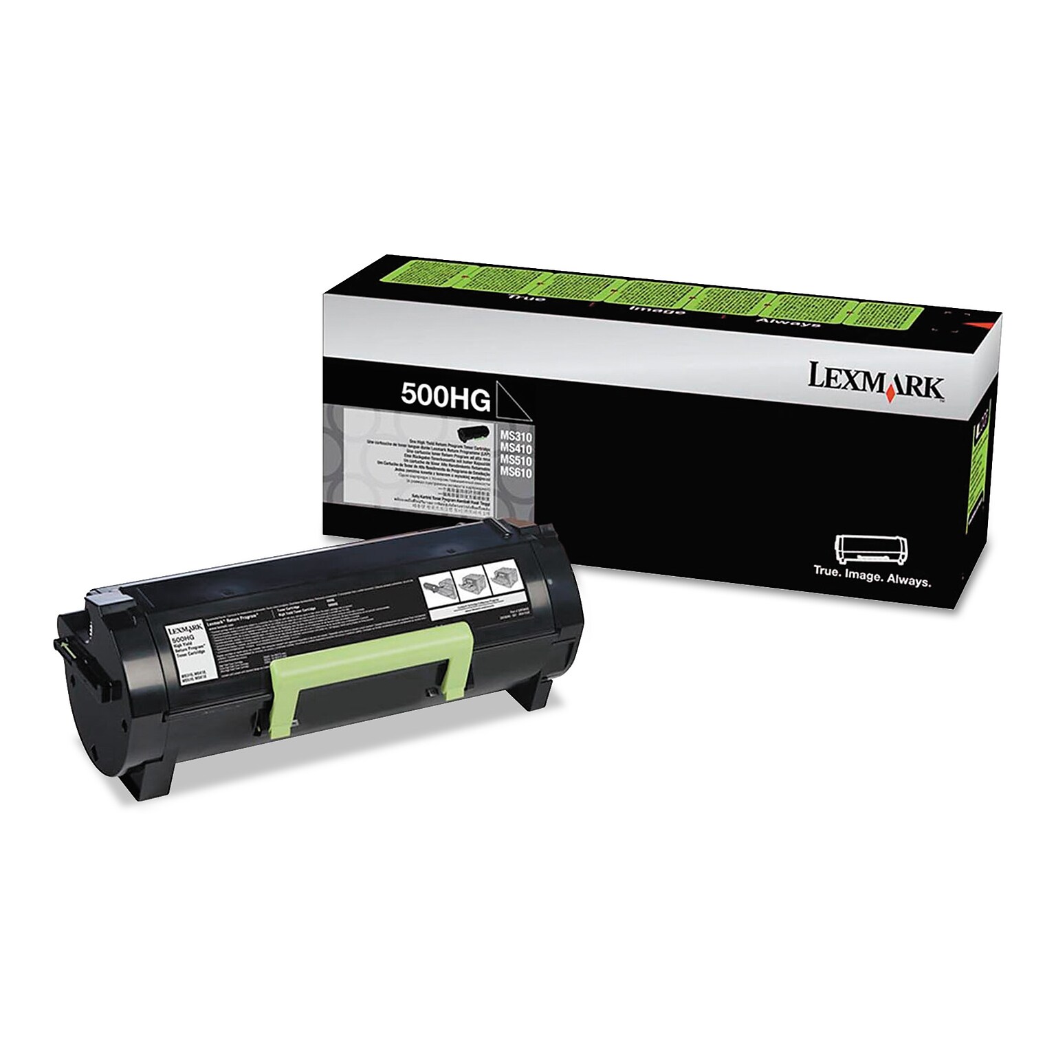 Lexmark 50F0H0G High-Yield Toner, 5000 Page-Yield, Black (LEX50F0H0G)