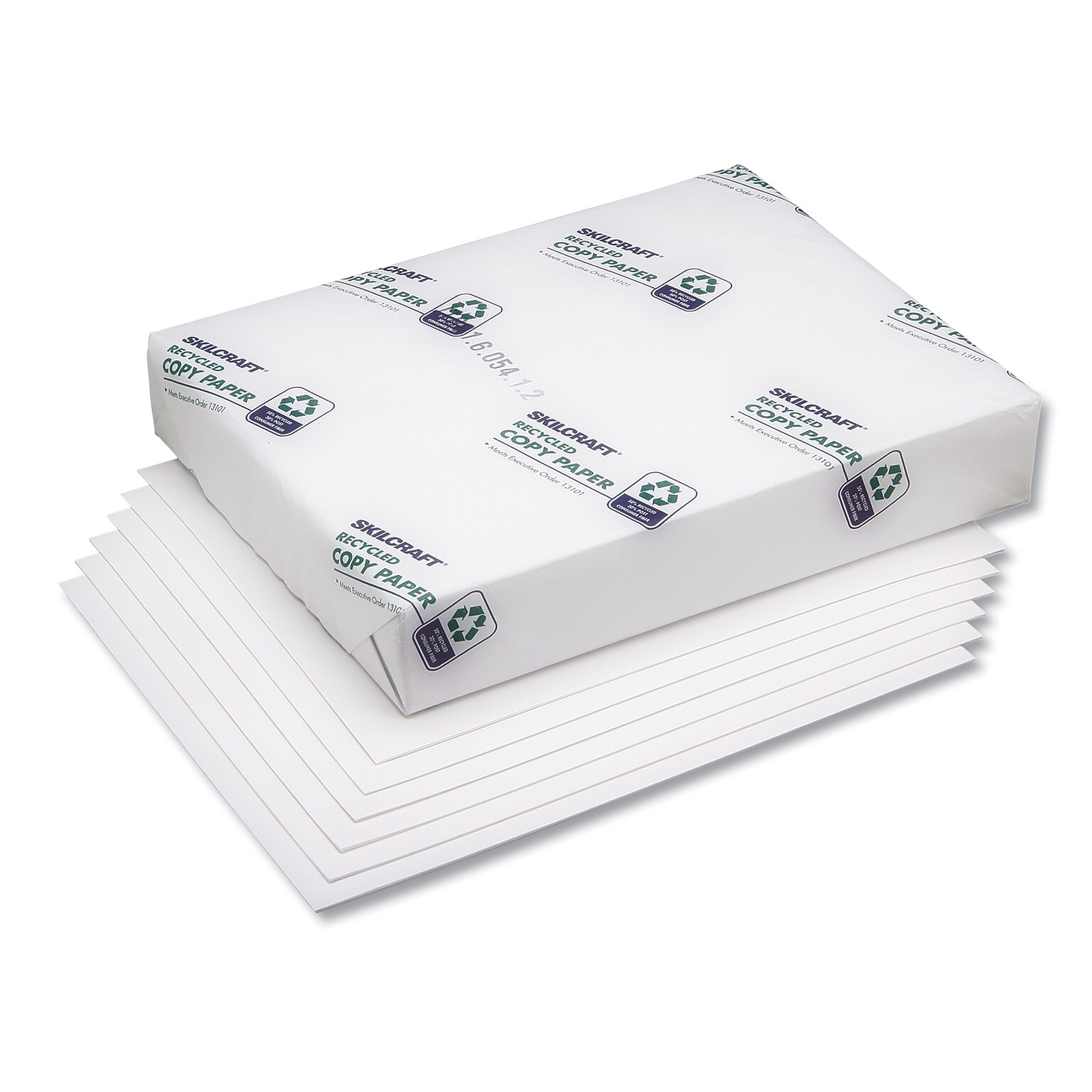 AbilityOne Skilcraft Bond Paper, 92 Bright, 20lb, 8.5 x 14, White, 500 Sheets/Ream, 10 Reams/Carton (NSN2900618)