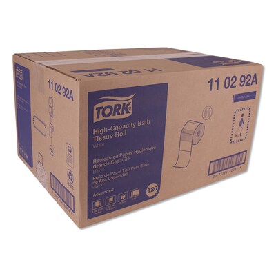 Tork Advanced Jumbo Toilet Paper, 2-ply, White, 36 Rolls/Carton (TRK110292A)