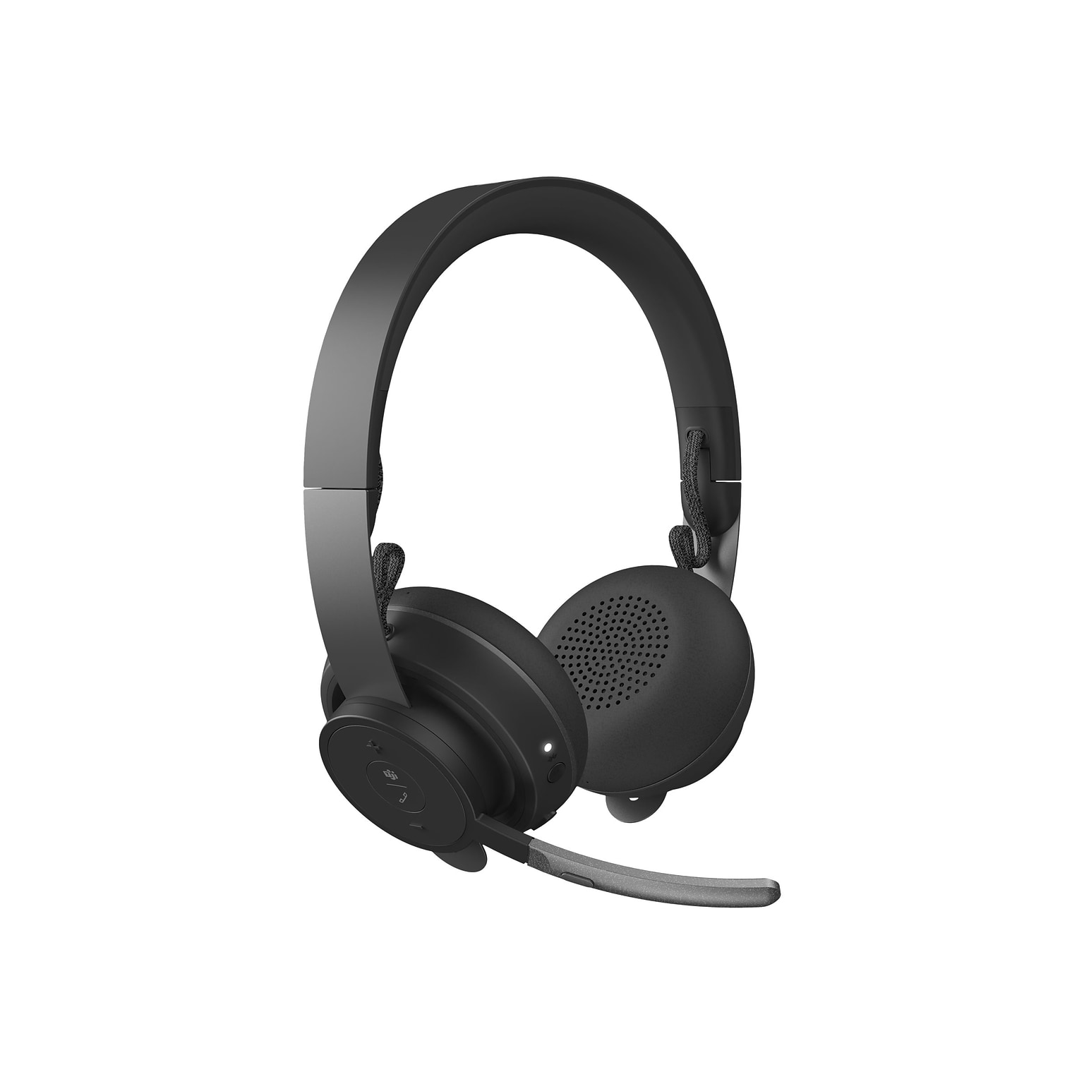 Logitech Zone Wireless Bluetooth Headset For Microsoft Teams Noise Canceling Stereo, Over-the-Head, Black (981000853)