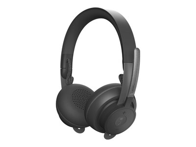 Logitech Zone Wireless Microsoft Canceling For Headset Over-the-Head, Stereo, Bluetooth Noise Teams