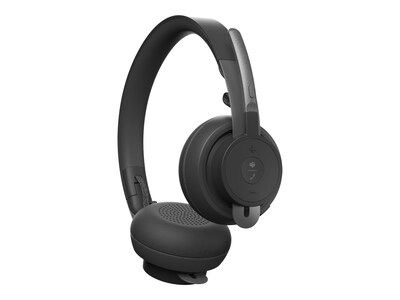 Logitech Zone Wireless Bluetooth Headset For Microsoft Teams Noise Canceling Stereo, Over-the-Head, Black (981000853)