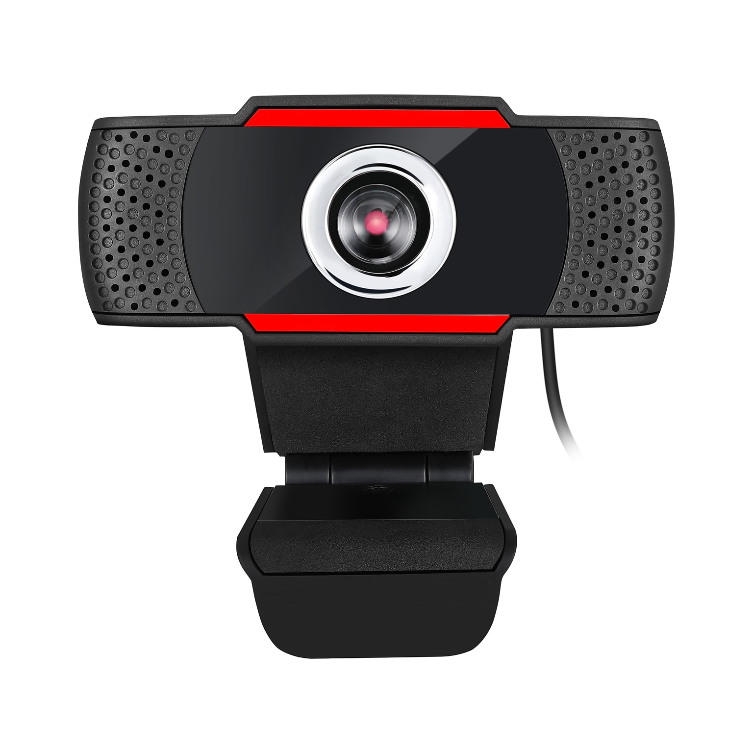 Adesso CyberTrack H3 Webcam - 1.3Megapixel - 30fps - Black, Red - USB 2.0