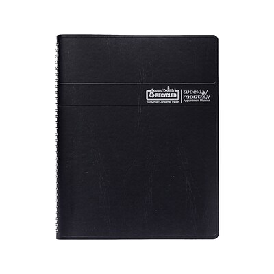 2022 House of Doolittle 8.5 x 11 Weekly & Monthly  Appointment Planner, Black (28302-22)