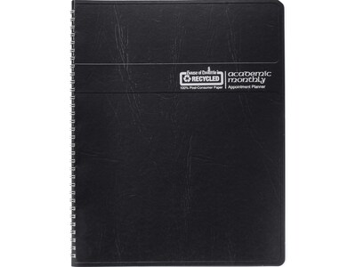 2021-2022 House of Doolittle 8.5 x 11 Academic Planner, Black (26502-22)