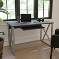 Flash Furniture Black Computer Desk with Pull-Out Keyboard Tray