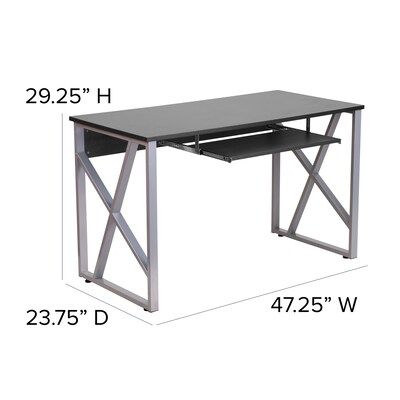 Flash Furniture Flash Furniture 48"W Computer Desk, Black (NANWK004)