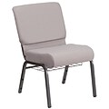 Flash Furniture Fabric Church Chair (FD-CH0221-4-SV-GYDOT-BAS-GG)