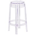 25.75 High Transparent Counter Height Stool [FH-118-APC1-GG]