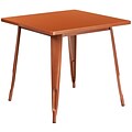 31.5 Square Copper Metal Indoor-Outdoor Table [ET-CT002-1-POC-GG]